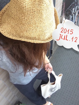 「#203（ニイマルサン）のアイテム（バッグ）」を使った、Jさん（レディース・168cm）の夏コーディネート