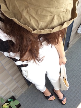 「#203（ニイマルサン）のアイテム（バッグ）」を使った、Jさん（レディース・168cm）の夏コーディネート