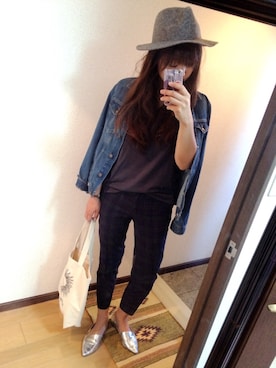 「#203（ニイマルサン）のアイテム（バッグ）」を使った、Jさん（レディース・168cm）の秋コーディネート