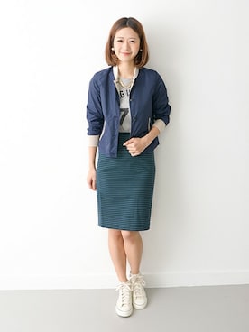 DOORS WOMENSさん（レディース・168cm）の冬コーディネート