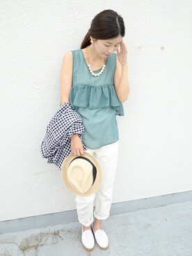 DOORS WOMENSさん（レディース・162cm）の夏コーディネート