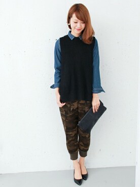 DOORS WOMENSさん（レディース・168cm）の秋コーディネート