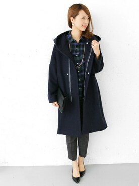 DOORS WOMENSさん（レディース・168cm）の冬コーディネート