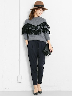 「URBAN RESEARCH DOORS WOMENS（アーバンリサーチ ドアーズ ウィメンズ）のアイテム（ニット/セーター）」を使った、DOORS WOMENSさん（レディース・168cm）の秋コーディネート