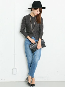 「ミックスニット」｜DOORS WOMENSさん（レディース・168cm）の秋コーディネート