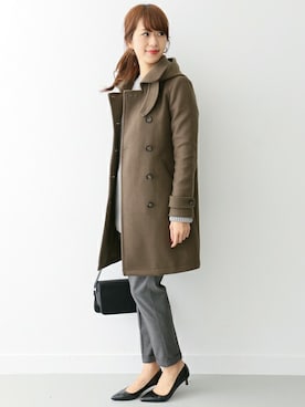 「URBAN RESEARCH DOORS WOMENS（アーバンリサーチ ドアーズ ウィメンズ）のアイテム（その他アウター）」を使った、DOORS WOMENSさん（レディース・168cm）の冬コーディネート