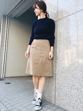 「URBAN RESEARCH DOORS WOMENS（アーバンリサーチ ドアーズ ウィメンズ）のアイテム（ニット/セーター）」を使った、DOORS WOMENSさん（レディース・168cm）の冬コーディネート