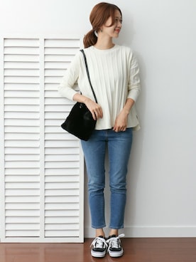 「URBAN RESEARCH DOORS WOMENS（アーバンリサーチ ドアーズ ウィメンズ）のアイテム（ニット/セーター）」を使った、DOORS WOMENSさん（レディース・168cm）の秋コーディネート