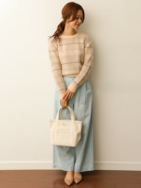 「URBAN RESEARCH DOORS WOMENS（アーバンリサーチ ドアーズ ウィメンズ）のアイテム（ニット/セーター）」を使った、DOORS WOMENSさん（レディース・168cm）の秋コーディネート