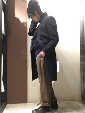 「HACKNEY UNION WORKHOUSE（ハックニーユニオンワークハウス）のアイテム（ジャケット/アウター）」を使った、Onkochishin_Gotoさん（メンズ・169cm）の秋コーディネート