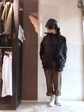 「アイテム（マウンテンパーカー）」を使った、Onkochishin_Gotoさん（メンズ・169cm・10代）の秋コーディネート