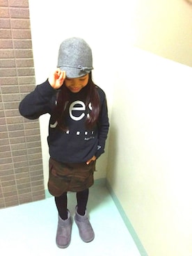 maika🍓さん（キッズ・122cm）の冬コーディネート