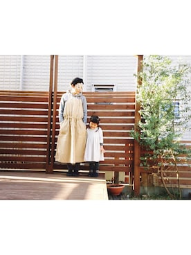 「chou chou de maman（シュシュドママン）のアイテム」を使った、eriさん（レディース・158cm）の冬コーディネート