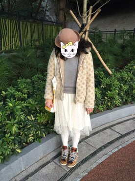 ゆきちゃんさん（レディース・158cm）の冬コーディネート