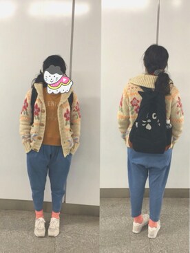 ゆきちゃんさん（レディース・154cm）の冬コーディネート