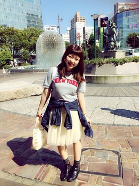 ちぃもさん（レディース・158cm）の秋コーディネート