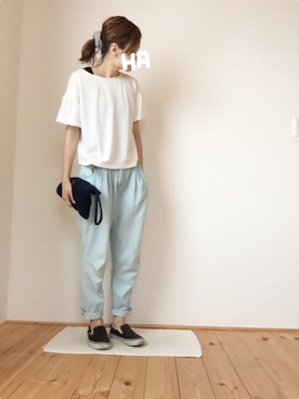 「シュシュ」｜はなこさん（レディース・160cm）の春コーディネート