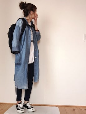 「CONVERSE（コンバース）のCONVERSE コンバース ジャック パーセル / JACK PURCEL（スニーカー）」を使った、はなこさん（レディース・160cm）の春コーディネート