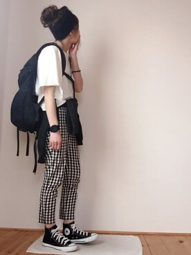 「IROIRO（イロイロ）のアイテム」を使った、はなこさん（レディース・160cm）の春コーディネート