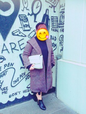 「paravion（パラビオン）のアイテム（その他アウター）」を使った、nattunさん（レディース・151cm）の春コーディネート