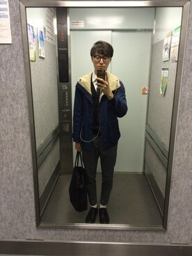 「アイテム（マウンテンパーカー）」を使った、TOMOさん（メンズ・180cm・20代）の秋コーディネート
