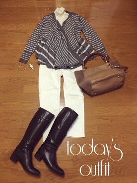 來子さん(レディース・164cm)の冬コーディネート