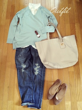 來子さん（レディース・164cm）の春コーディネート