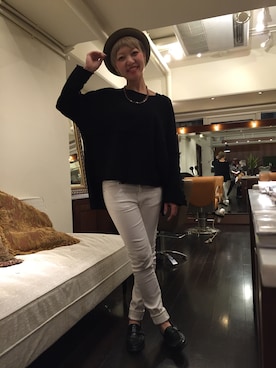 「切りっぱなし」｜「アイテム（その他シューズ）」を使った、yuuuuuucaさん（レディース・160cm）の春コーディネート