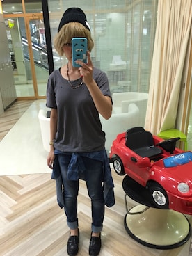 「monkey bite（モンキーバイト）のアイテム」を使った、yuuuuuucaさん（レディース・160cm）の夏コーディネート