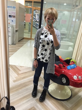 「マーチン風ブーツ」｜yuuuuuucaさん（レディース・160cm）の夏コーディネート