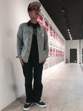 yo-heyさん（メンズ・173cm）の春コーディネート