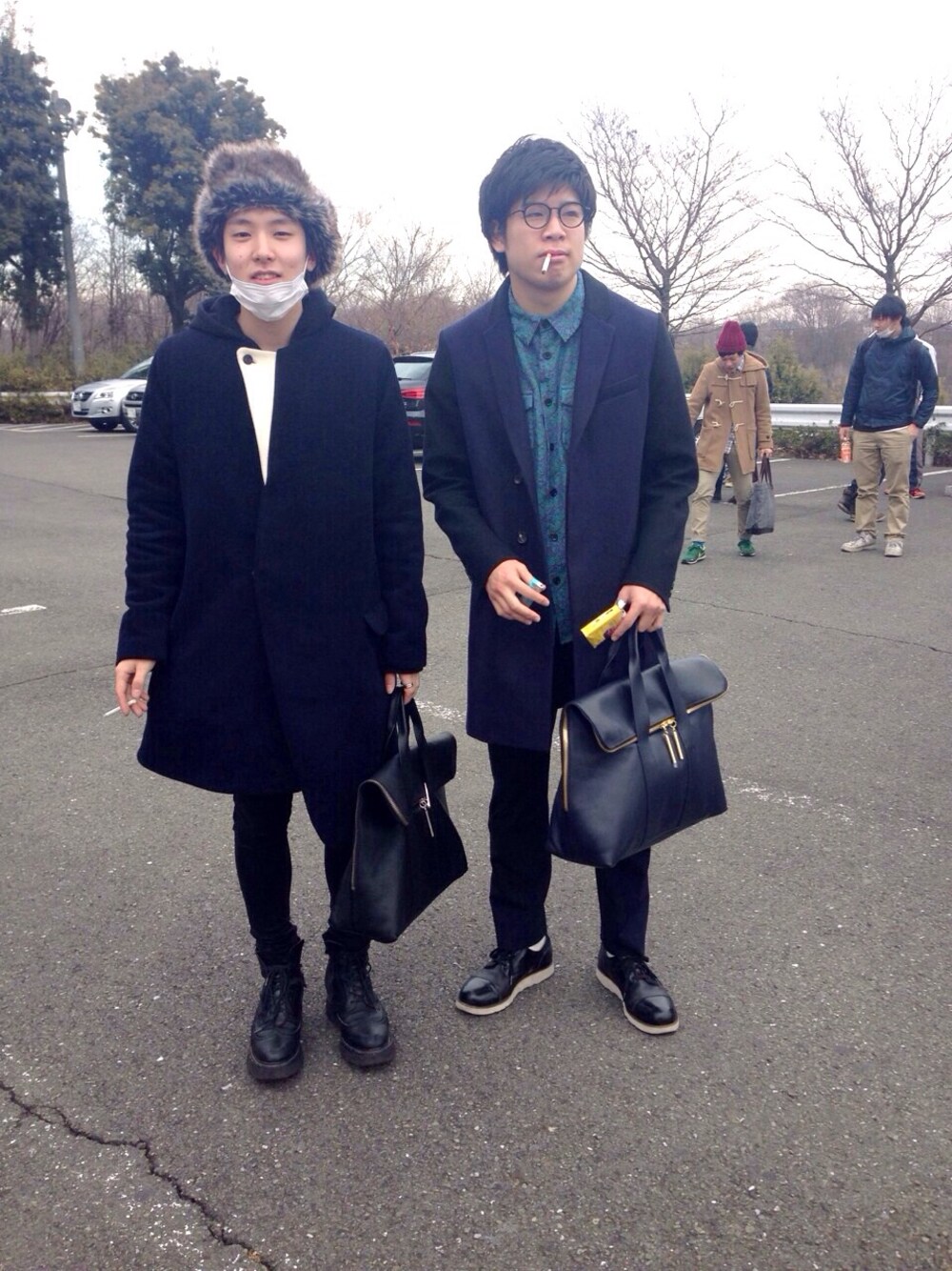 「Sise、supreme、foot the coacher、3.1 phillip lim」｜「Supreme のアイテム（ハット、ブルー系）」を使った、(n)さん（メンズ・175cm）の秋コーディネートの1枚目の写真