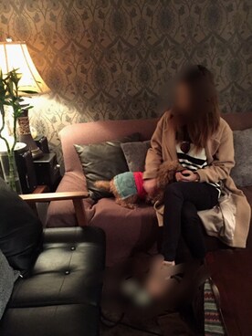 「RESEXXY（リゼクシー）のアイテム（チェスターコート）」を使った、URIBOU.さん（レディース・158cm）の冬コーディネート