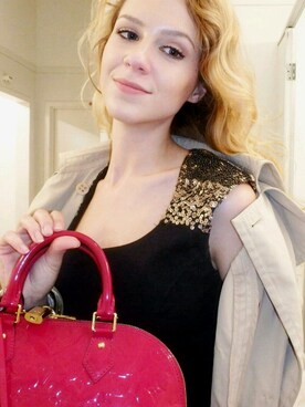 「talbotsのアイテム（ピーコート、ベージュ系）」を使った、claireさん（レディース）の秋コーディネート