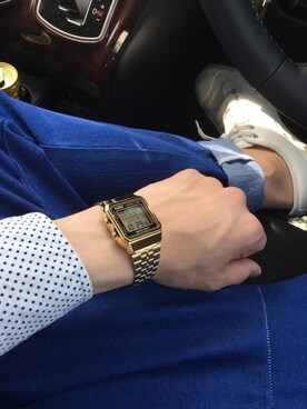 腕時計を使った 金時計 のメンズ人気ファッションコーディネート Wear