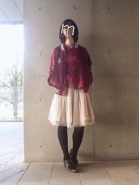 「アイテム（ブーティ）」を使った、めーさん（レディース・167cm・30代）の秋コーディネート