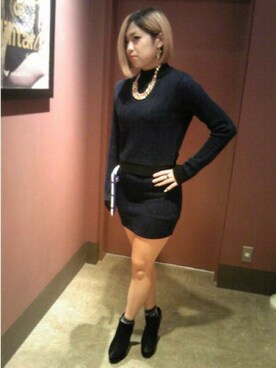 VENCE EXCHANGE LADIES STAFFさん(レディース・160cm)の冬コーディネート