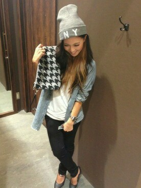 VENCE EXCHANGE LADIES STAFFさん（レディース・160cm）の冬コーディネート