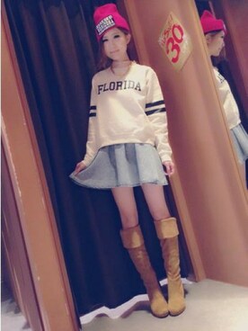 VENCE EXCHANGE LADIES STAFFさん（レディース・160cm）の冬コーディネート