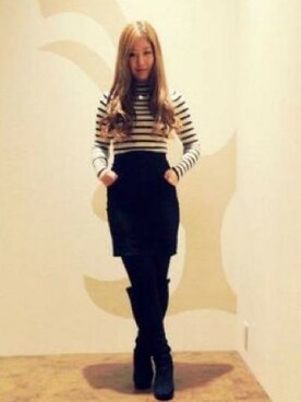 VENCE EXCHANGE LADIES STAFFさん（レディース・160cm）の冬コーディネート