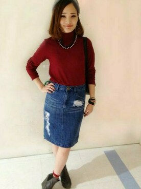 VENCE EXCHANGE LADIES STAFFさん（レディース・160cm）の冬コーディネート