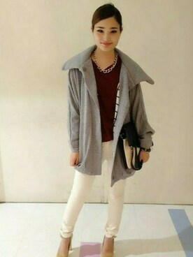 VENCE EXCHANGE LADIES STAFFさん（レディース・160cm）の冬コーディネート