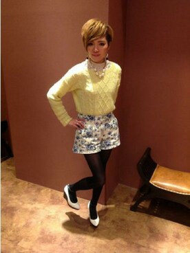 VENCE EXCHANGE LADIES STAFFさん（レディース・160cm）の冬コーディネート