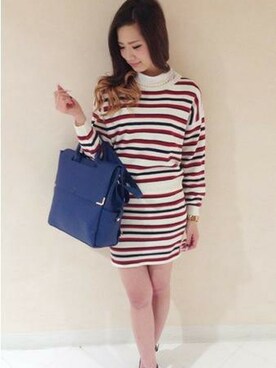 VENCE EXCHANGE LADIES STAFFさん(レディース・160cm)の冬コーディネート