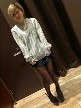 VENCE EXCHANGE LADIES STAFFさん（レディース・160cm）の冬コーディネート