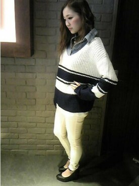 VENCE EXCHANGE LADIES STAFFさん（レディース・160cm）の冬コーディネート