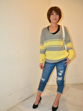 VENCE EXCHANGE LADIES STAFFさん(レディース・160cm)の冬コーディネート