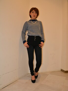 VENCE EXCHANGE LADIES STAFFさん（レディース・160cm）の冬コーディネート