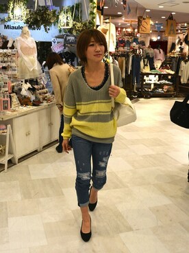 VENCE EXCHANGE LADIES STAFFさん（レディース・160cm）の冬コーディネート