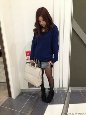 VENCE EXCHANGE LADIES STAFFさん（レディース・160cm）の冬コーディネート